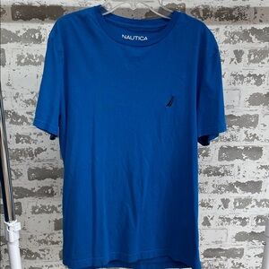 Nautica Men's Short Sleeve Tee in Vibrant Blue Size Medium